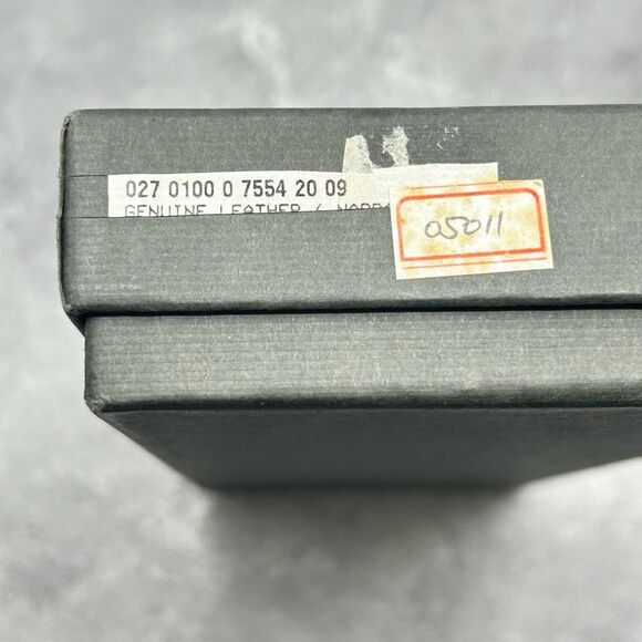 NWT Gucci Black Genuine Leather Nappa Gloves Size 6.5 G Logo Side Zip With Box - Picture 13 of 15